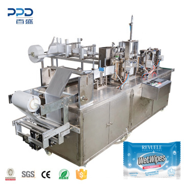 Factory price 2.6kw Automatic four side seal baby wet wipes manufacturing making machine